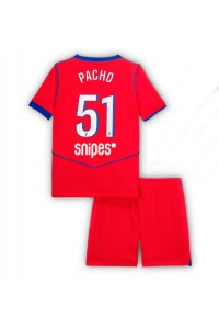 Fotbalové Dres Paris Saint-Germain Willian Pacho #51 Dětské Třetí Oblečení 2025-26 Krátký Rukáv (+ trenýrky)